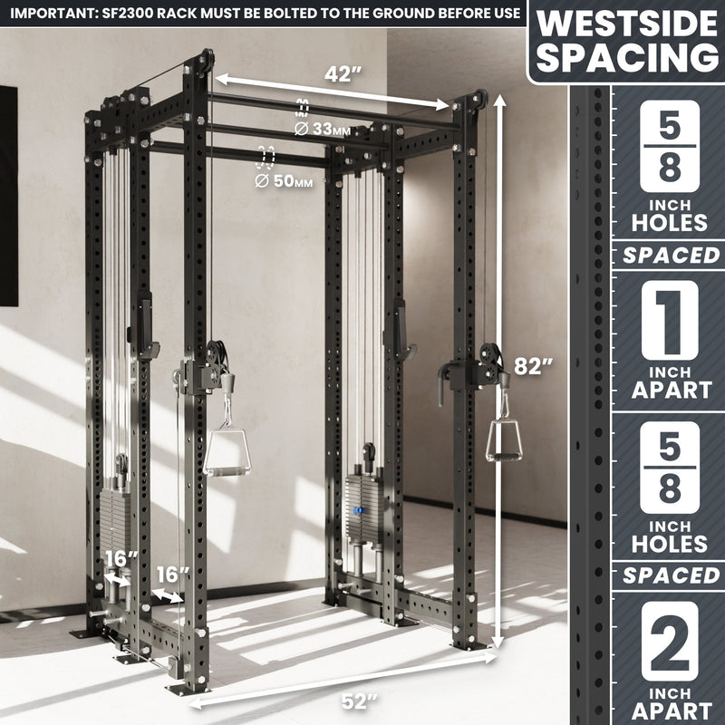 Load image into Gallery viewer, Synergee - 2300 Series Power Cage with Synchronized Loaded Cable Cross Overs
