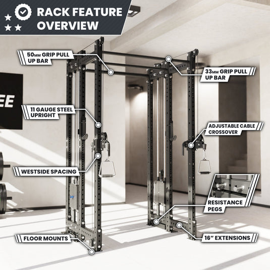 Synergee - 2300 Series Power Cage with Synchronized Loaded Cable Cross Overs