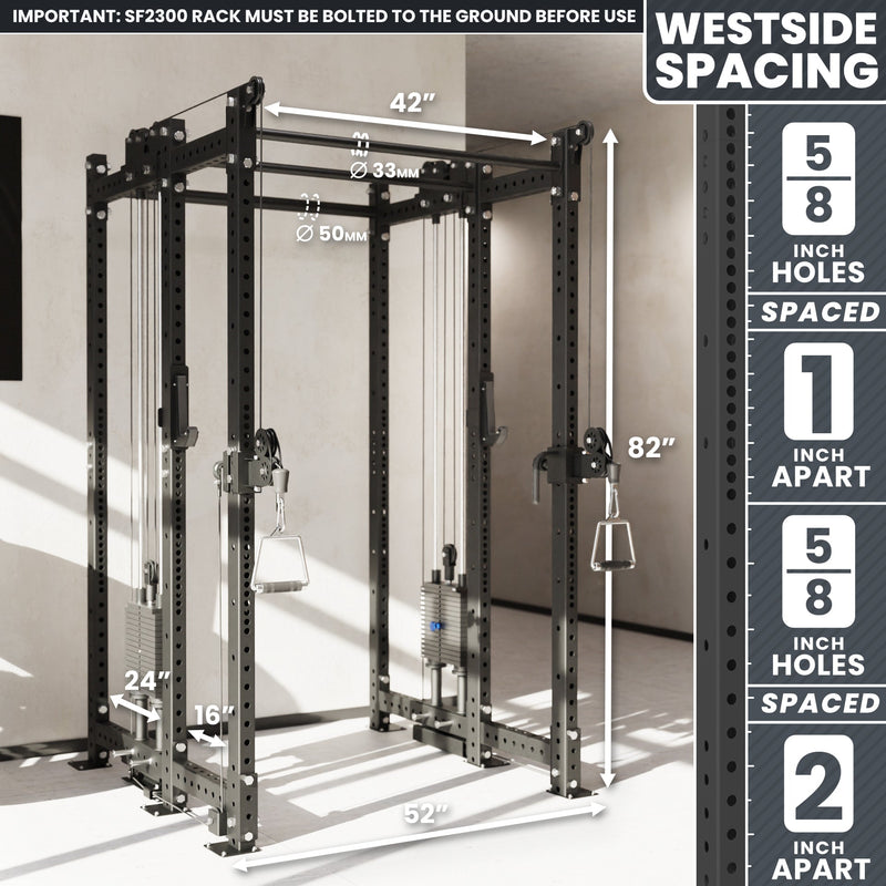 Load image into Gallery viewer, Synergee - 2300 Series Power Cage with Synchronized Loaded Cable Cross Overs
