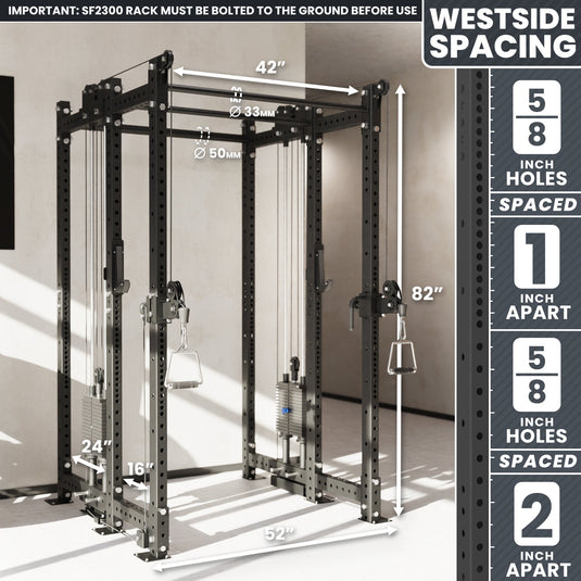 Synergee - 2300 Series Power Cage with Synchronized Loaded Cable Cross Overs