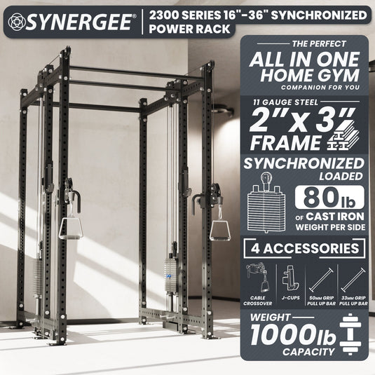Synergee - 2300 Series Power Cage with Synchronized Loaded Cable Cross Overs