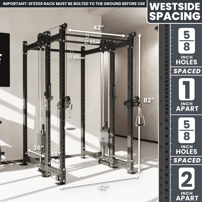 Load image into Gallery viewer, Synergee - 2300 Series Power Cage with Synchronized Loaded Cable Cross Overs
