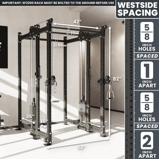 Synergee - 2300 Series Power Cage with Synchronized Loaded Cable Cross Overs