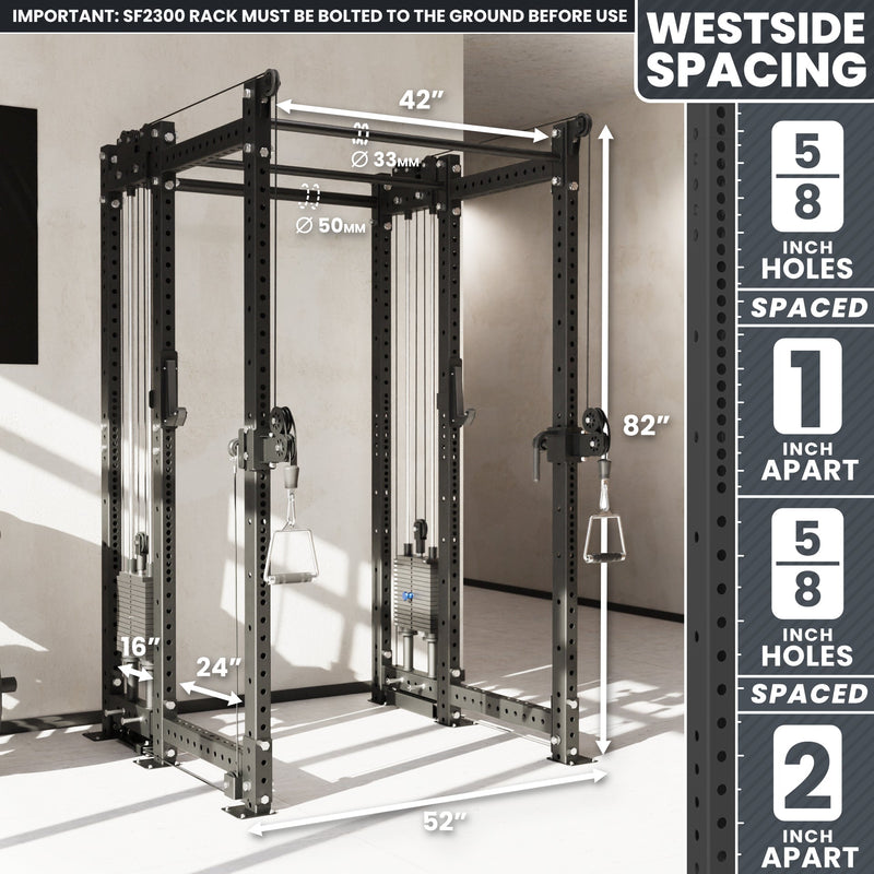 Load image into Gallery viewer, Synergee - 2300 Series Power Cage with Synchronized Loaded Cable Cross Overs
