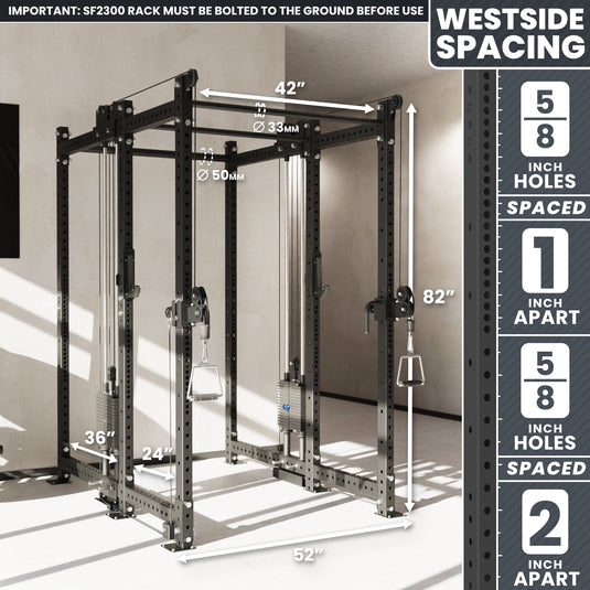Synergee - 2300 Series Power Cage with Synchronized Loaded Cable Cross Overs