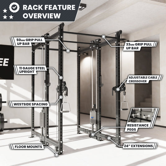 Synergee - 2300 Series Power Cage with Synchronized Loaded Cable Cross Overs