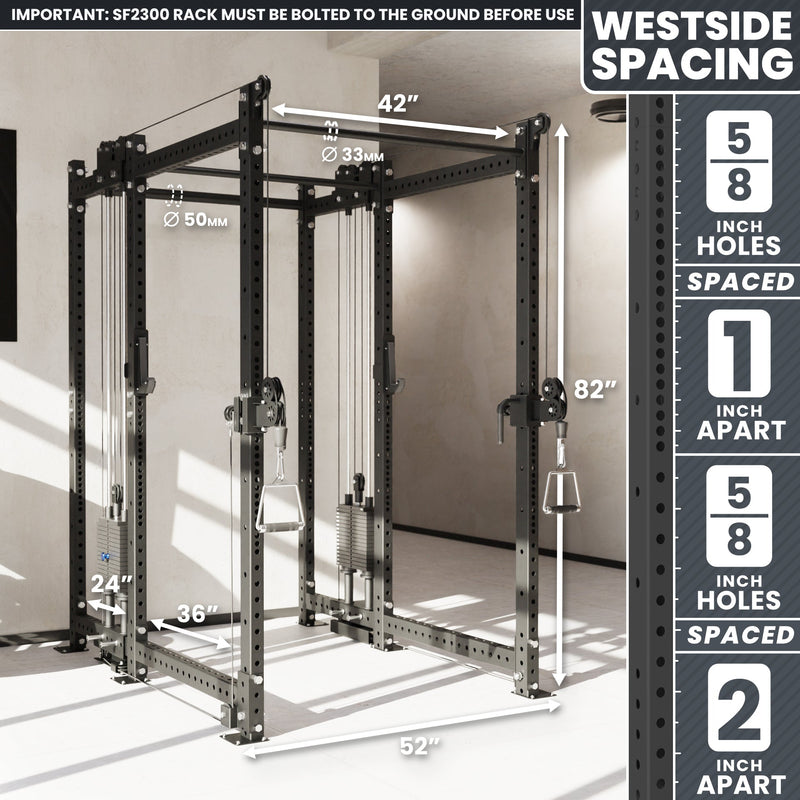 Load image into Gallery viewer, Synergee - 2300 Series Power Cage with Synchronized Loaded Cable Cross Overs
