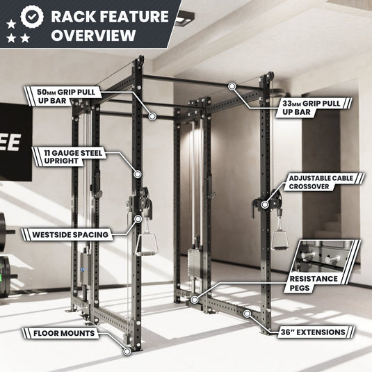 Synergee - 2300 Series Power Cage with Synchronized Loaded Cable Cross Overs