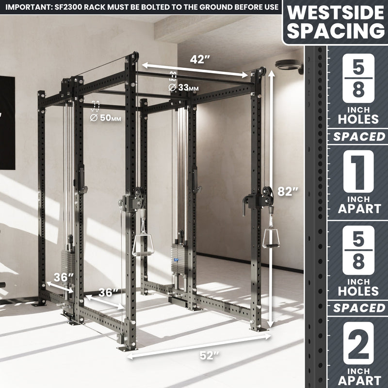 Load image into Gallery viewer, Synergee - 2300 Series Power Cage with Synchronized Loaded Cable Cross Overs
