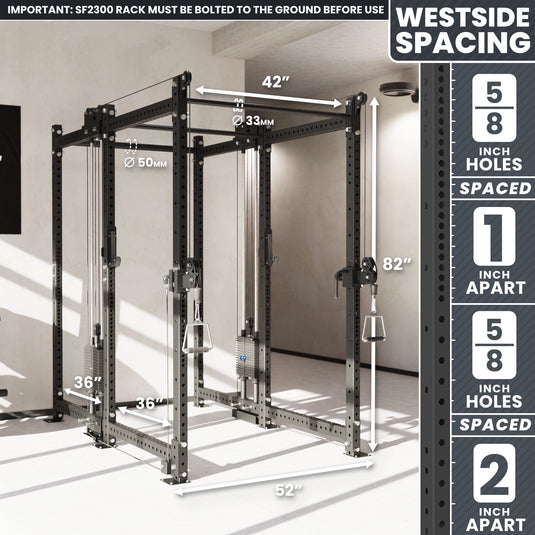 Synergee - 2300 Series Power Cage with Synchronized Loaded Cable Cross Overs
