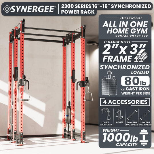 Synergee - 2300 Series Power Cage with Synchronized Loaded Cable Cross Overs