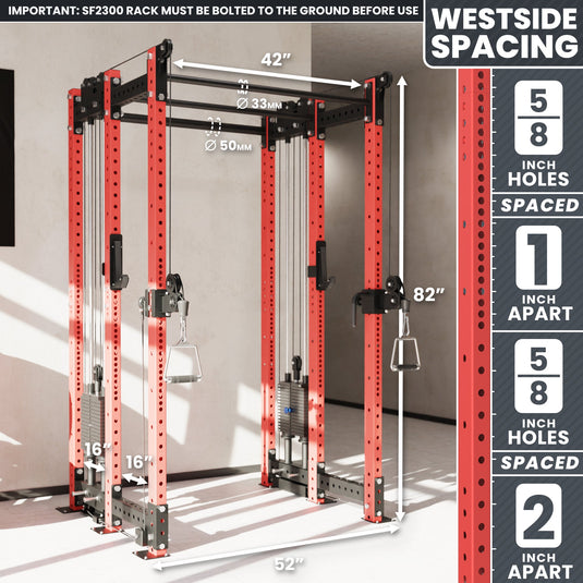 Synergee - 2300 Series Power Cage with Synchronized Loaded Cable Cross Overs