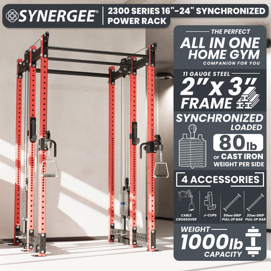 Synergee - 2300 Series Power Cage with Synchronized Loaded Cable Cross Overs