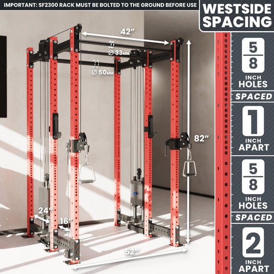 Synergee - 2300 Series Power Cage with Synchronized Loaded Cable Cross Overs
