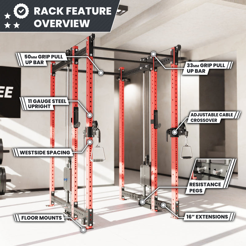 Load image into Gallery viewer, Synergee - 2300 Series Power Cage with Synchronized Loaded Cable Cross Overs
