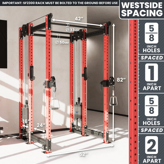 Synergee - 2300 Series Power Cage with Synchronized Loaded Cable Cross Overs