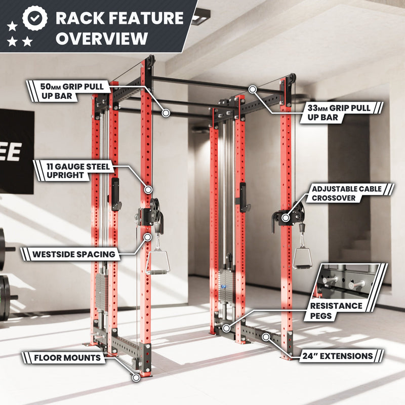 Load image into Gallery viewer, Synergee - 2300 Series Power Cage with Synchronized Loaded Cable Cross Overs

