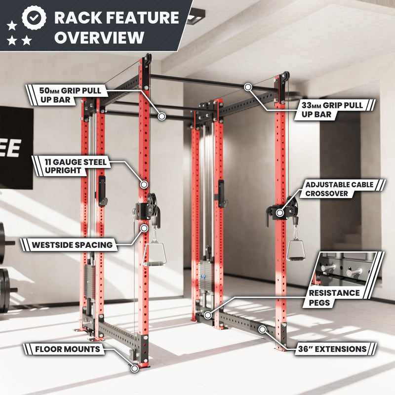 Load image into Gallery viewer, Synergee - 2300 Series Power Cage with Synchronized Loaded Cable Cross Overs

