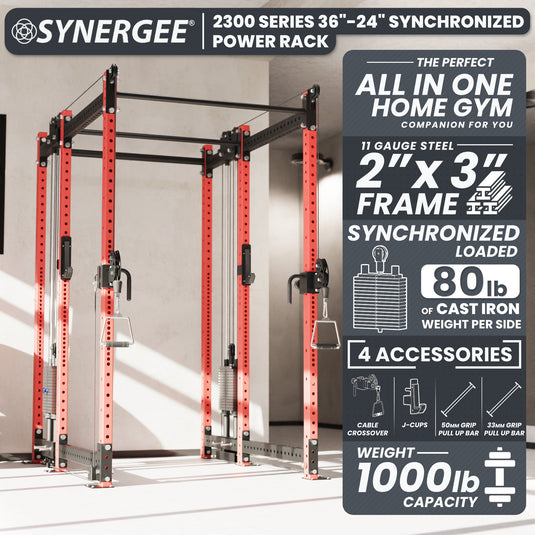 Synergee - 2300 Series Power Cage with Synchronized Loaded Cable Cross Overs