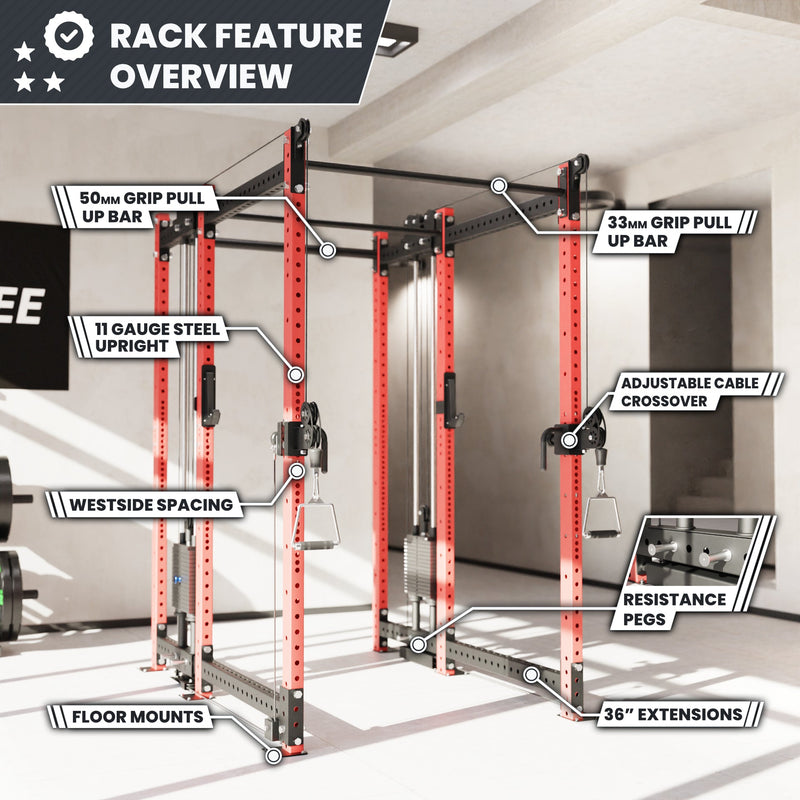 Load image into Gallery viewer, Synergee - 2300 Series Power Cage with Synchronized Loaded Cable Cross Overs
