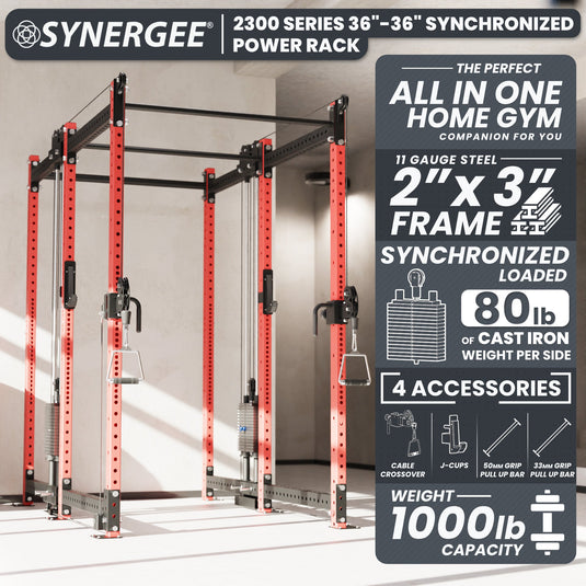 Synergee - 2300 Series Power Cage with Synchronized Loaded Cable Cross Overs