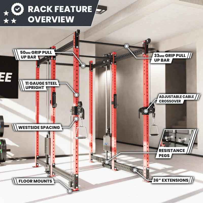 Load image into Gallery viewer, Synergee - 2300 Series Power Cage with Synchronized Loaded Cable Cross Overs
