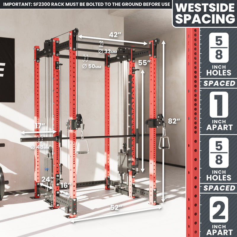 Load image into Gallery viewer, Synergee - 2300 Series Power Cage with Synchronized Loaded Cable Cross Overs and Smith Machine
