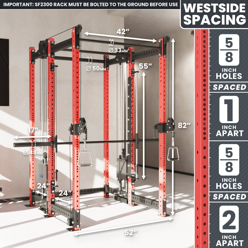 Load image into Gallery viewer, Synergee - 2300 Series Power Cage with Synchronized Loaded Cable Cross Overs and Smith Machine
