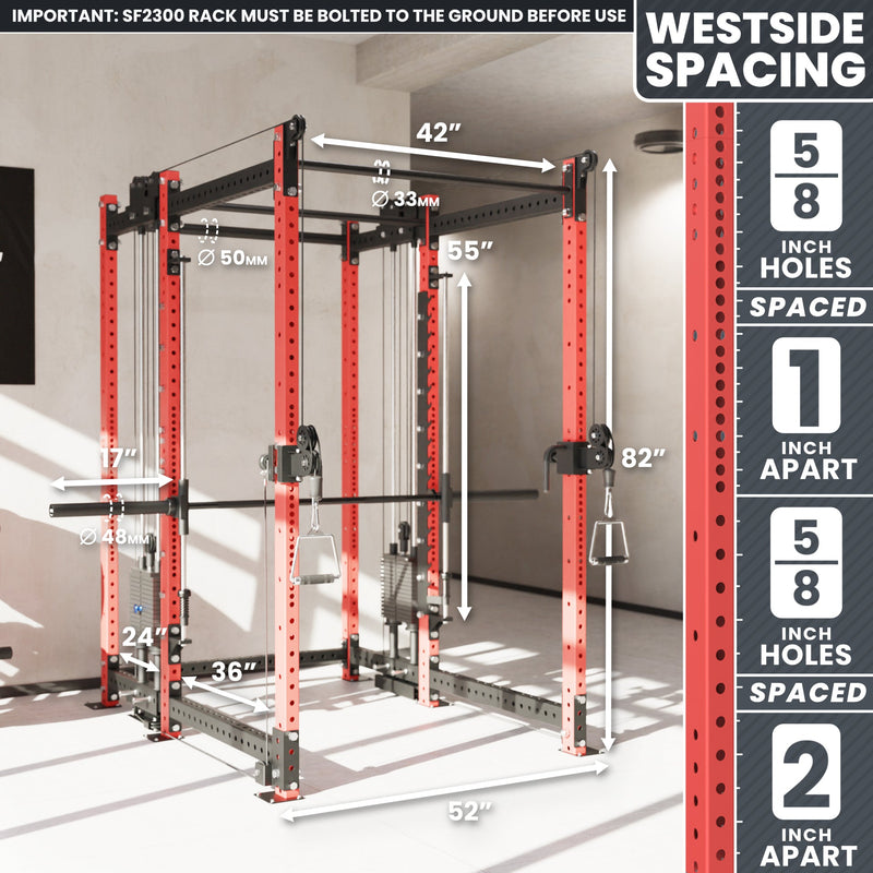 Load image into Gallery viewer, Synergee - 2300 Series Power Cage with Synchronized Loaded Cable Cross Overs and Smith Machine
