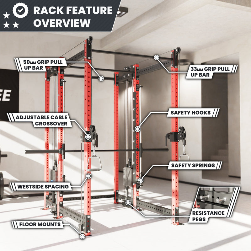 Load image into Gallery viewer, Synergee - 2300 Series Power Cage with Synchronized Loaded Cable Cross Overs and Smith Machine
