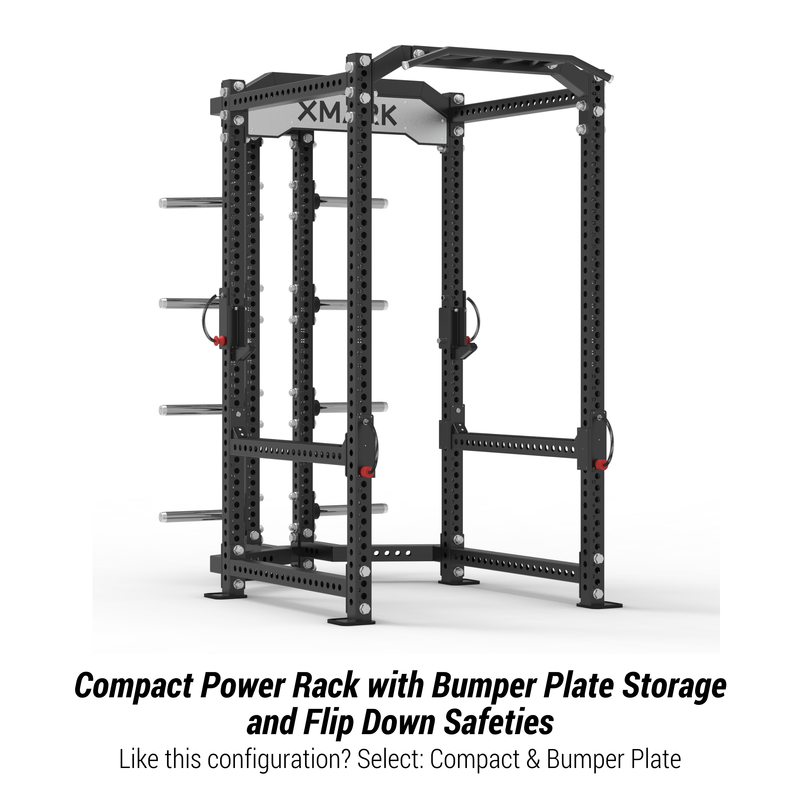 Load image into Gallery viewer, XMARK - Viper Power Rack with Storage &amp; Flip Down Safeties
