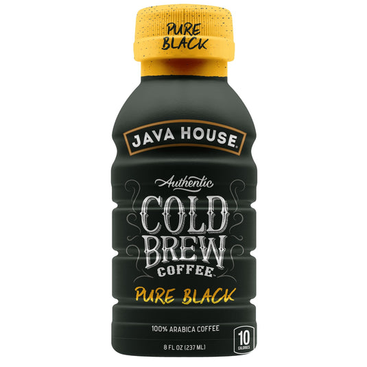 Java House - Cold Brew 8oz Bottles - Pure Black