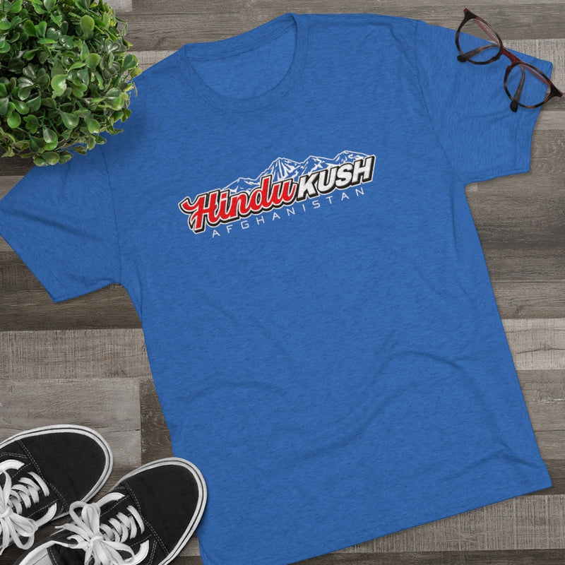 Load image into Gallery viewer, Ataclete - Royal Blue Hindu Kush Men&#39;s Tri-Blend Tee
