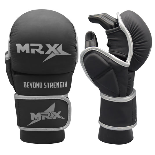 MRX - Boxing Sparring Shooter Gloves 7 oz 2524-SLV-L-XL