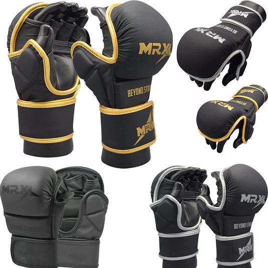 MRX - Men's Boxing Sparring Shooter Gloves Training MMA Kickboxing 7 OZ