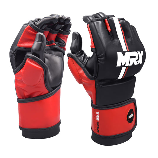 MRX - MMA Mens Grappling Gloves with Thumb Protection for Fight Training