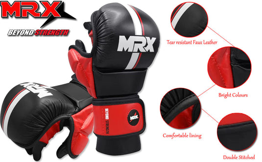 MRX - Men's Boxing Sparring Shooter Gloves Training MMA Kickboxing Punching