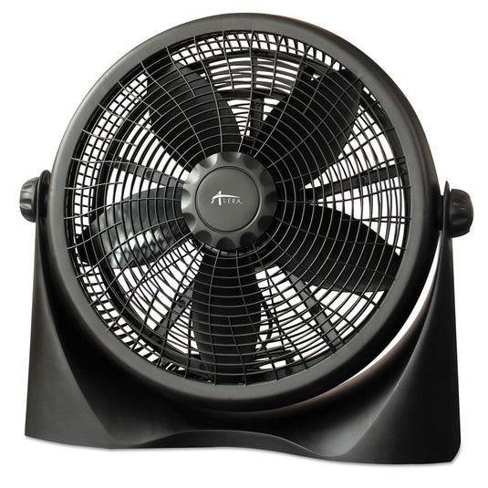 Alera - 16" Super-Circulation 3-Speed Tilt Fan, Black