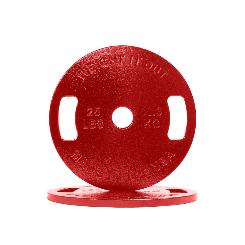 Load image into Gallery viewer, Weight It Out - Cast Iron Machined Weight Plate Pairs

