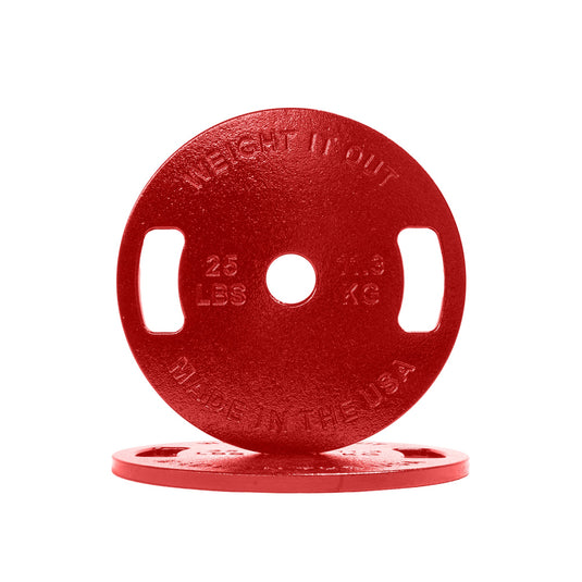 Weight It Out - Cast Iron Machined Weight Plate Pairs