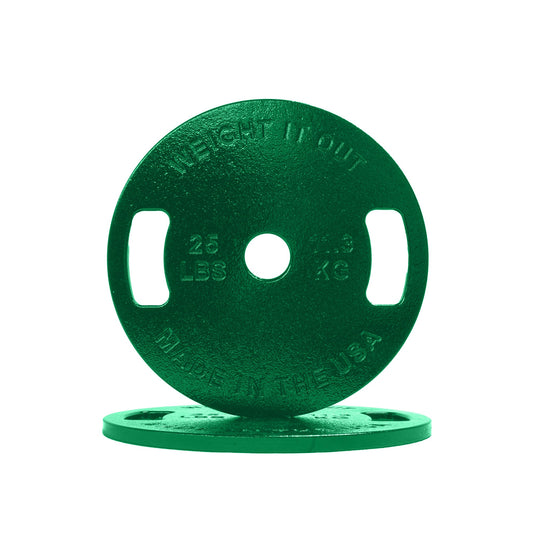 Weight It Out - Cast Iron Machined Weight Plate Pairs