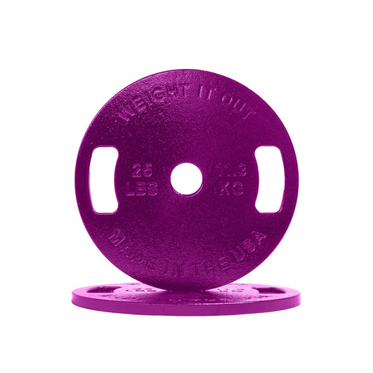 Weight It Out - Cast Iron Machined Weight Plate Pairs