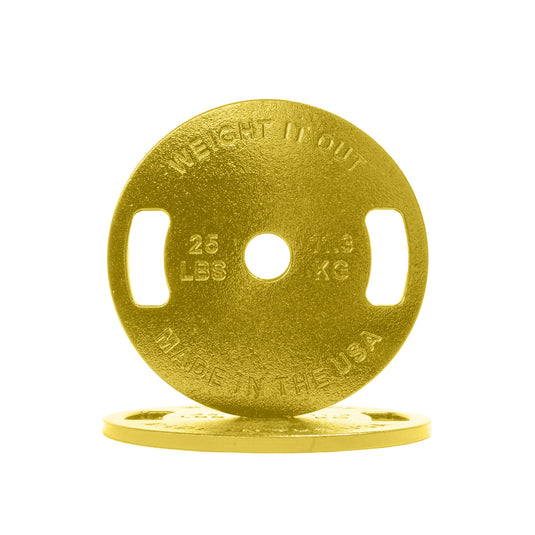 Weight It Out - Cast Iron Machined Weight Plate Pairs