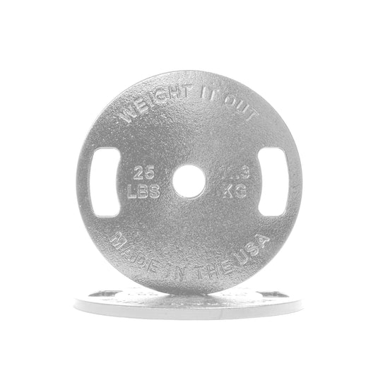 Weight It Out - Cast Iron Machined Weight Plate Pairs