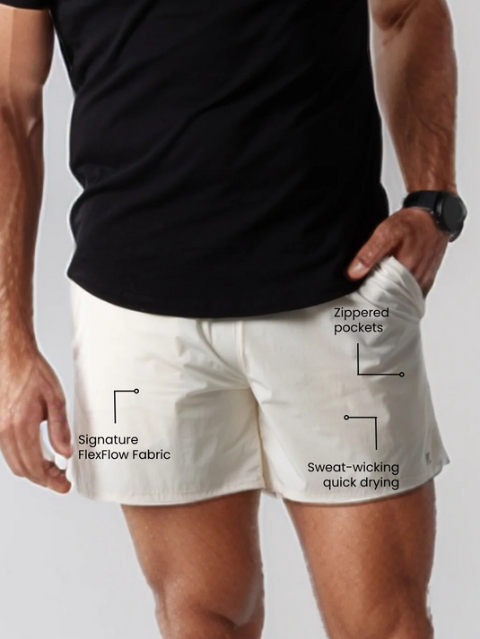 FlexFlow Functional Shorts Beige