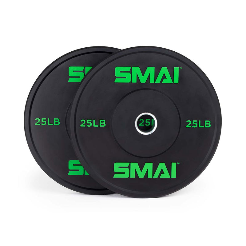 Load image into Gallery viewer, SMAI - Hd Bumper Plates (Pair) - 25lb
