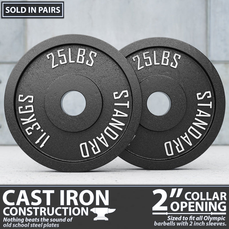 Load image into Gallery viewer, Synergee Standard Metal Weight Plates
