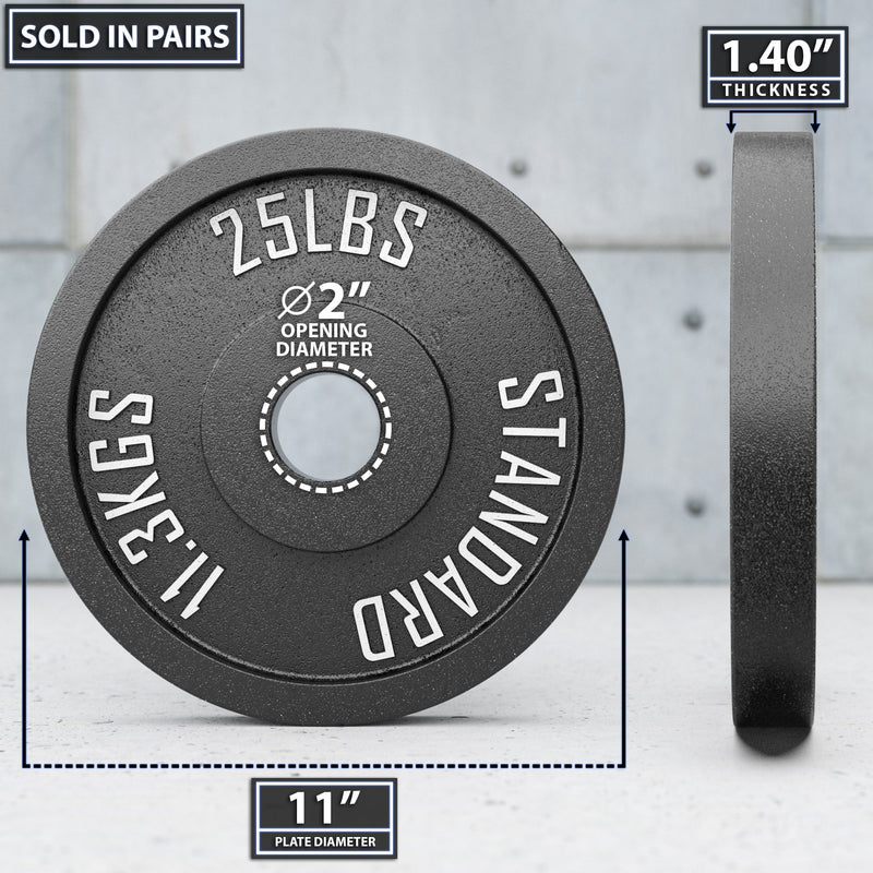 Load image into Gallery viewer, Synergee Standard Metal Weight Plates
