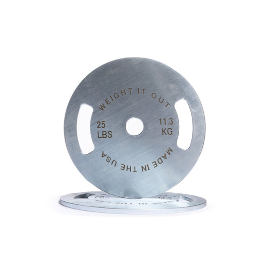 Weight It Out - Pre-Order Only: Custom Engraved Solid Steel Calibrated Weight Plate Pairs American Made