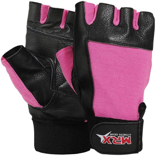 MRX - Women's Weightlifting Gloves Gym Workout Lifting Glove Pink